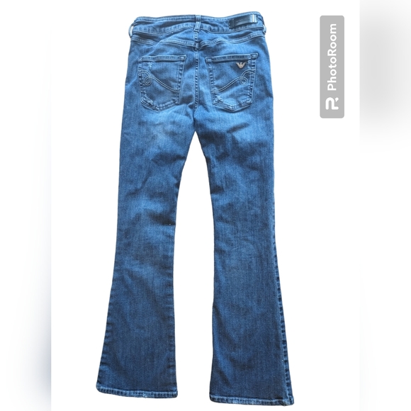 Emporio Armani Sarah Flare Leg Jeans Size 27 - Picture 4 of 8